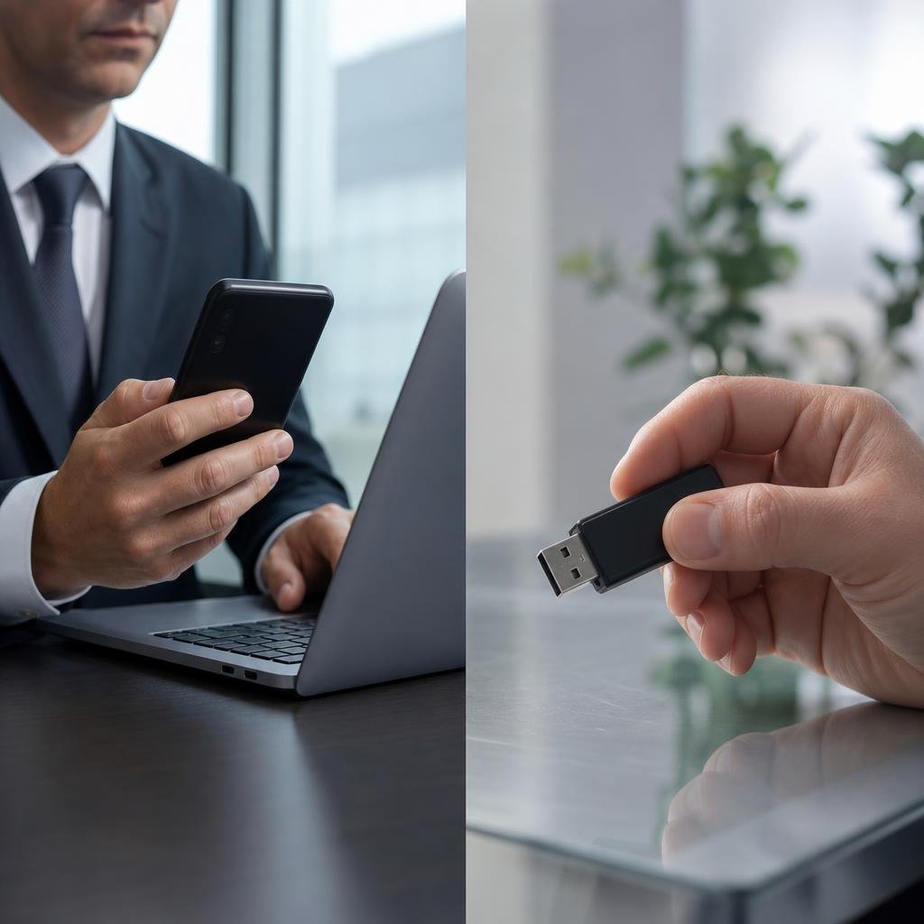 Certificado digital em nuvem ou token físico