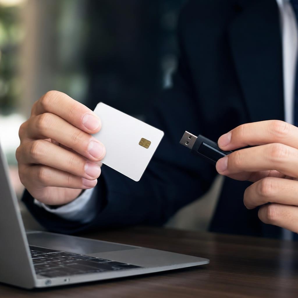 Certificado digital com token ou cartão