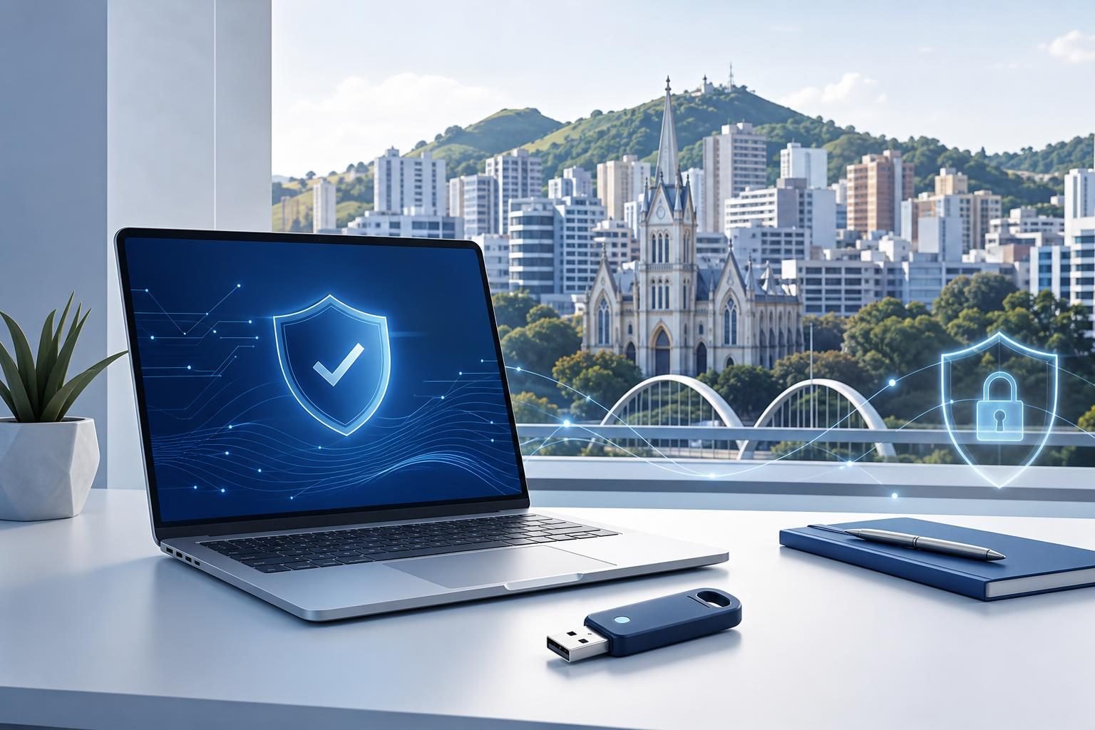 Ilustração sobre certificado digital em Juiz de Fora - MG