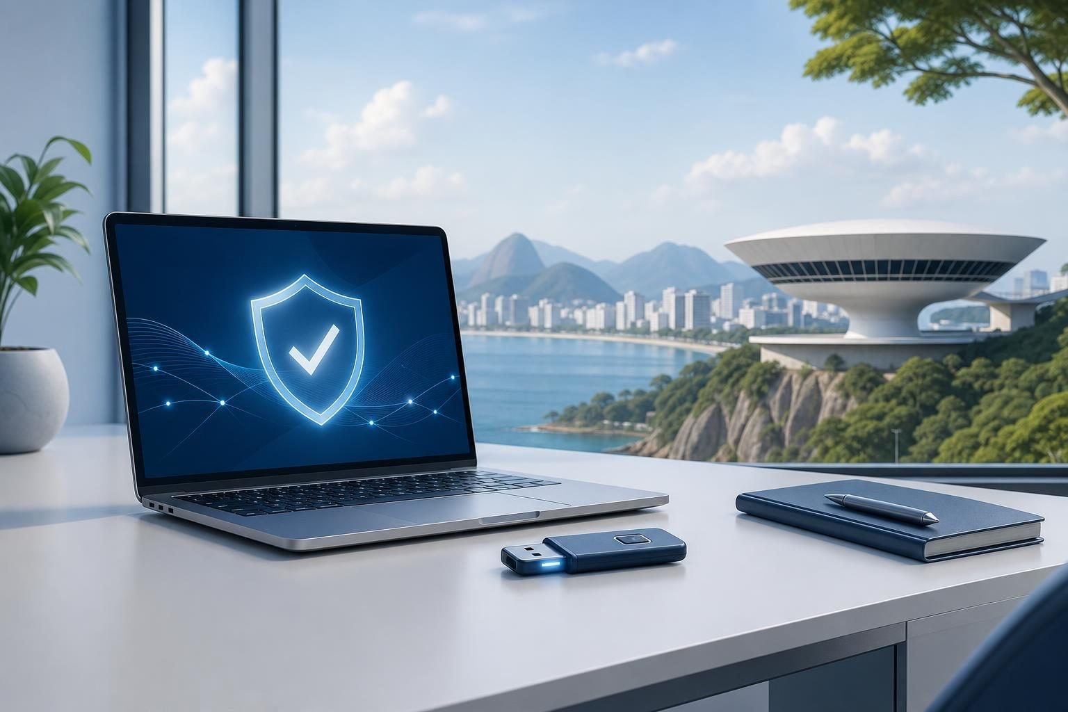 Ilustração sobre certificado digital em Niterói - RJ