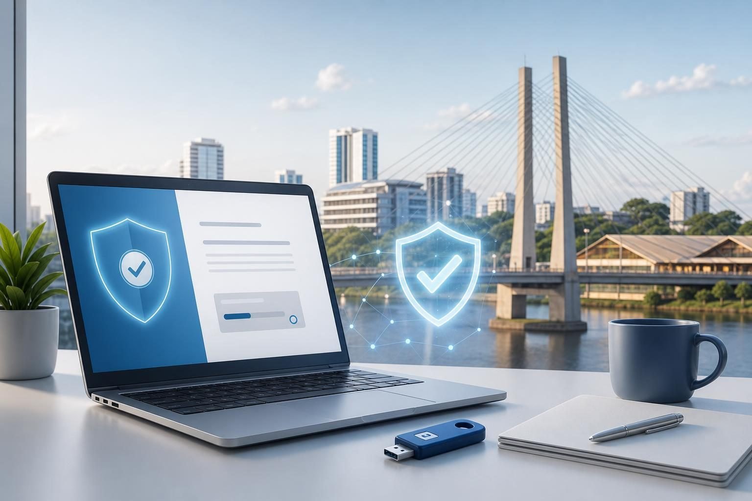 Ilustração sobre certificado digital em Porto Velho - RO