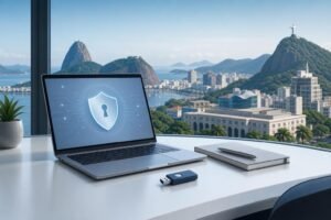 Ilustracao sobre certificado digital em Rio de Janeiro - RJ