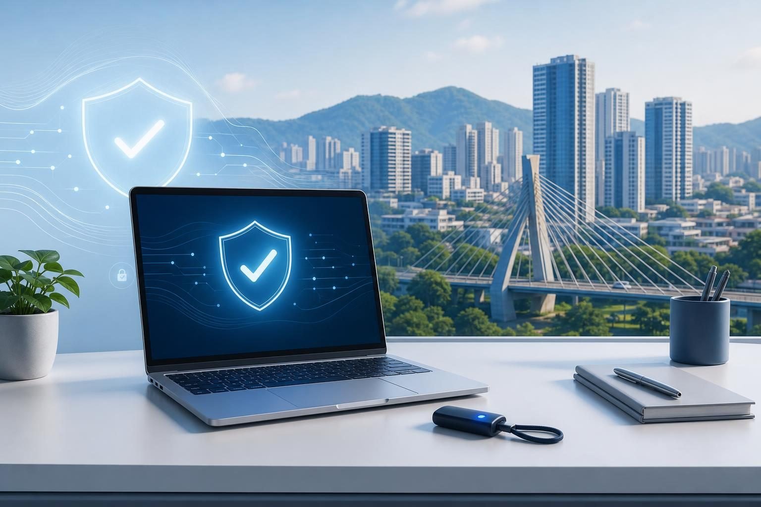 Ilustração sobre certificado digital em São José dos Campos - SP