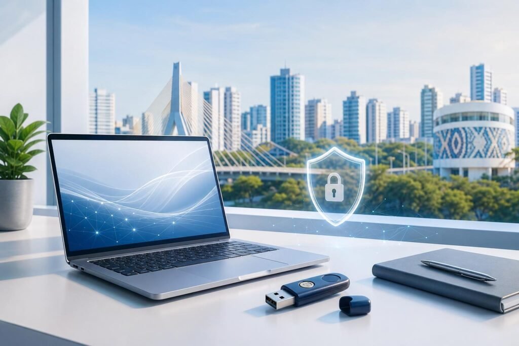 Ilustração sobre certificado digital em Teresina - PI