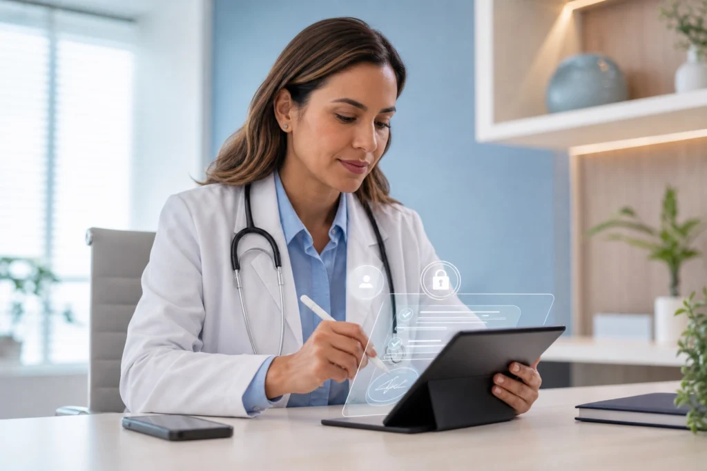 assinar receitas atestados e laudos com certificado digital em consultório organizado