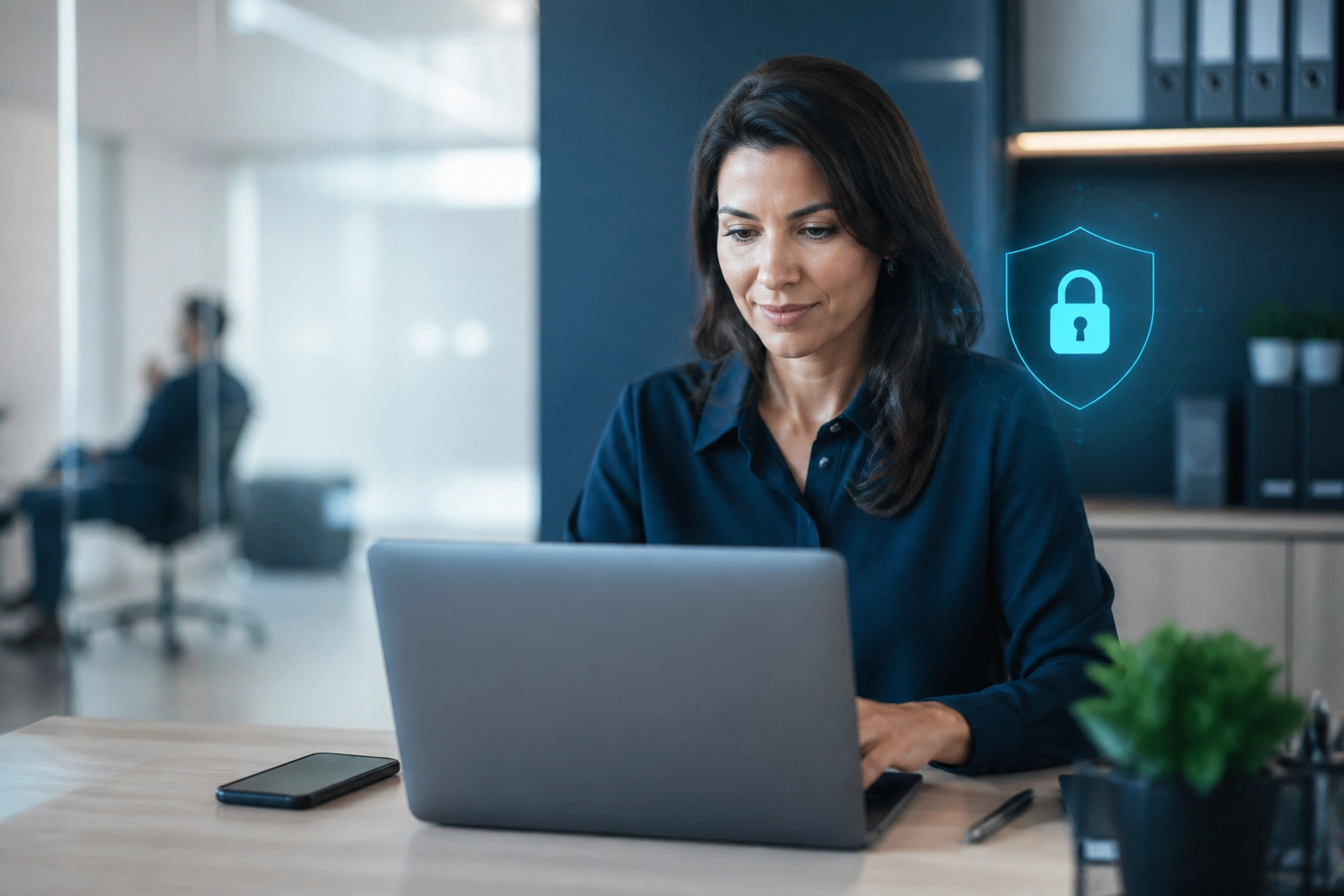 certificado A1 para contabilidade em contábil brasileiro usando notebook com sistemas abstratos