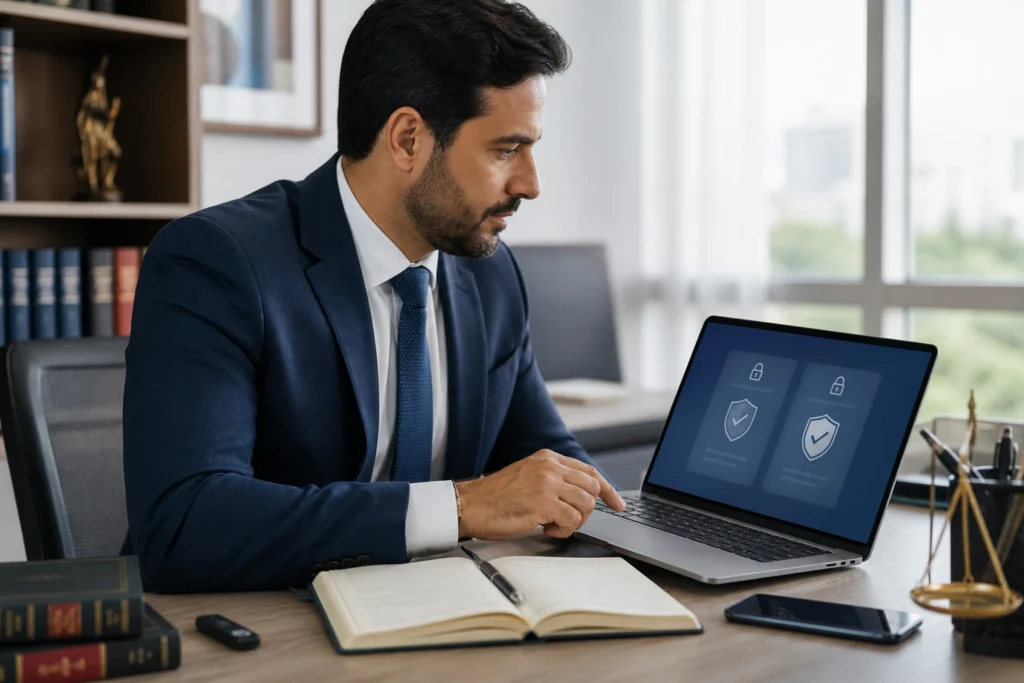 certificado digital para advogado em emissão segura no escritório jurídico