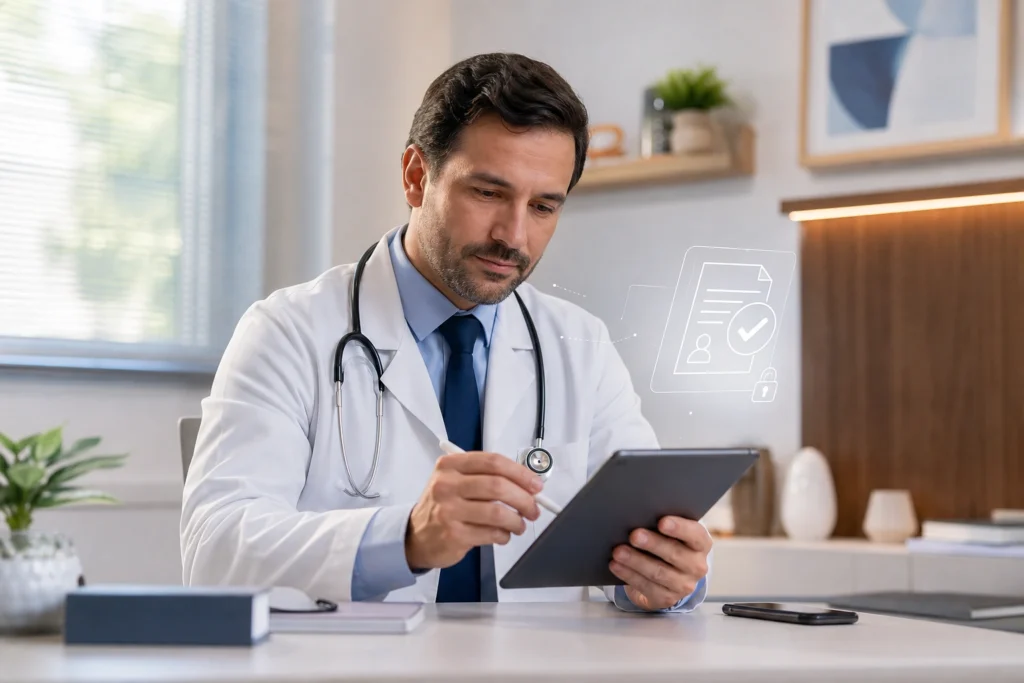 certificado digital para receita médica em prontuário eletrônico no consultório