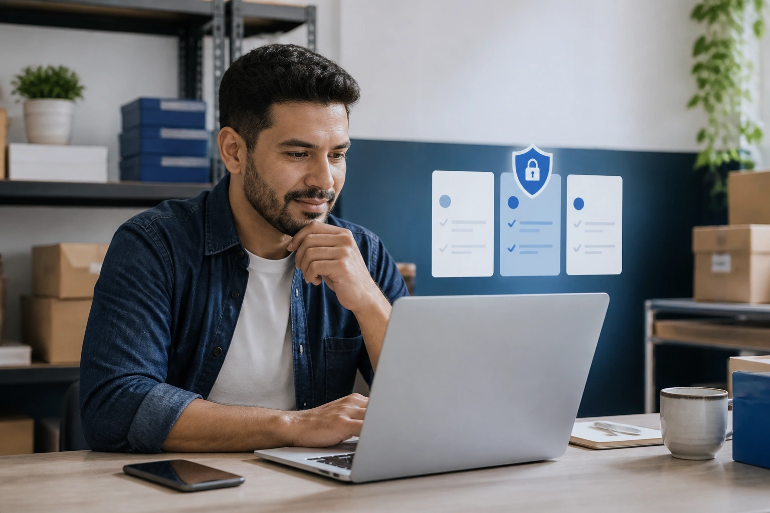comprar certificado digital para MEI em microempreendedor brasileiro comparando emissão de certificado em notebook