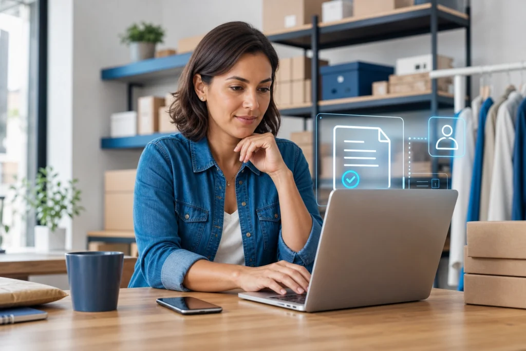MEI que emite nota fiscal usando notebook no pequeno negócio