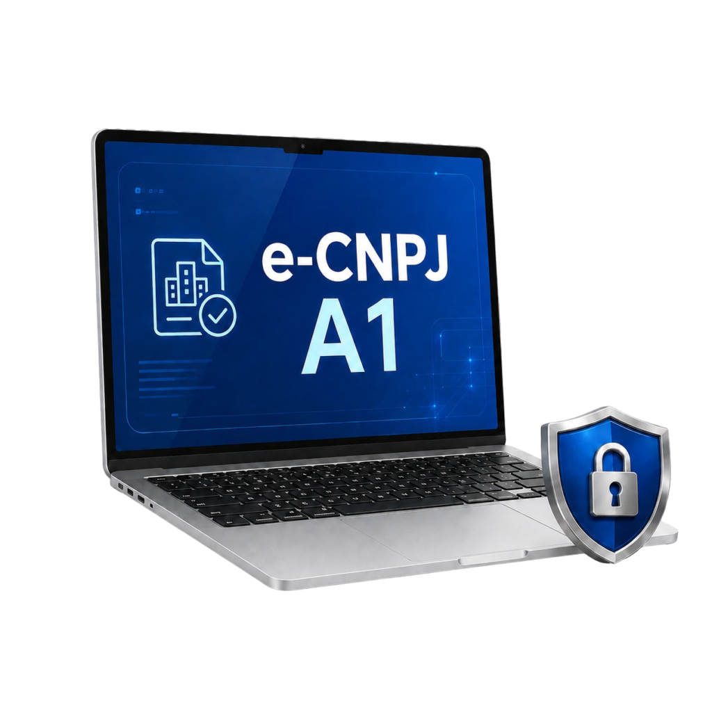 Certificado digital e-CNPJ A1 da ID Federal