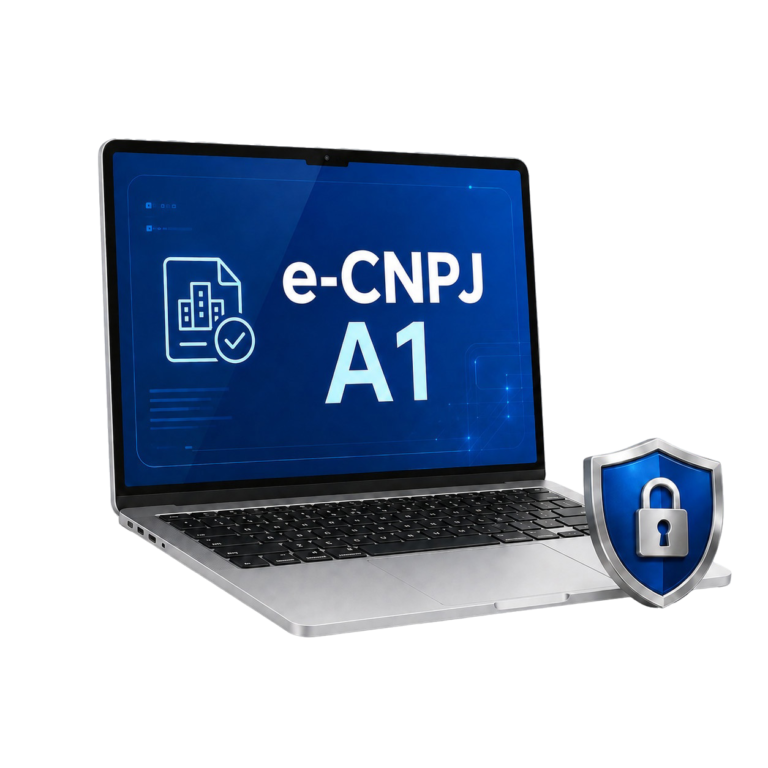 Certificado digital e-CNPJ A1 da ID Federal